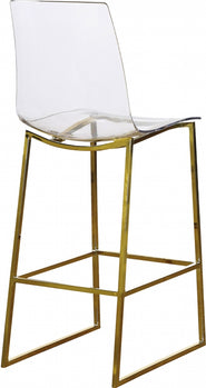 Tabouret de comptoir doré Lumen