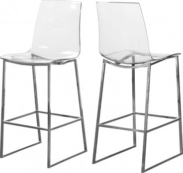 Tabouret de comptoir chromé Lumen