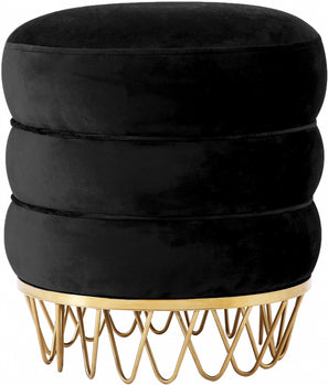 Pouf en velours Revolve | Tabouret