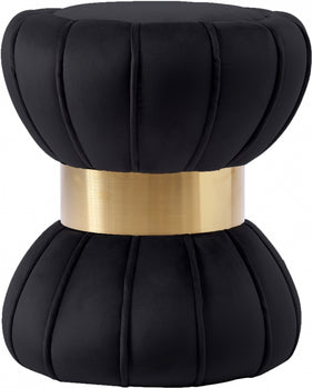 Pouf en velours Vino | Tabouret