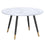 Table basse ronde Emery en blanc