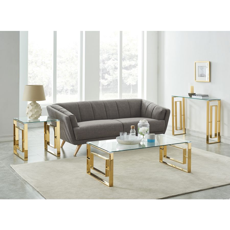 Table basse Eros en or