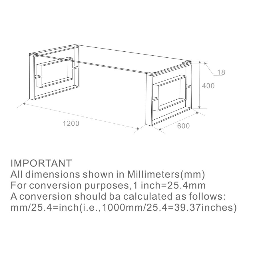 Table basse Eros en or