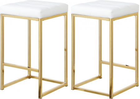 Tabouret de comptoir en similicuir Nicola