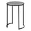 TABLE D'APPOINT - 24"H / ASPECT PIERRE GRIS / METAL NOIR