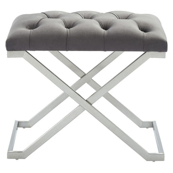 Banc Aldo en gris/argent