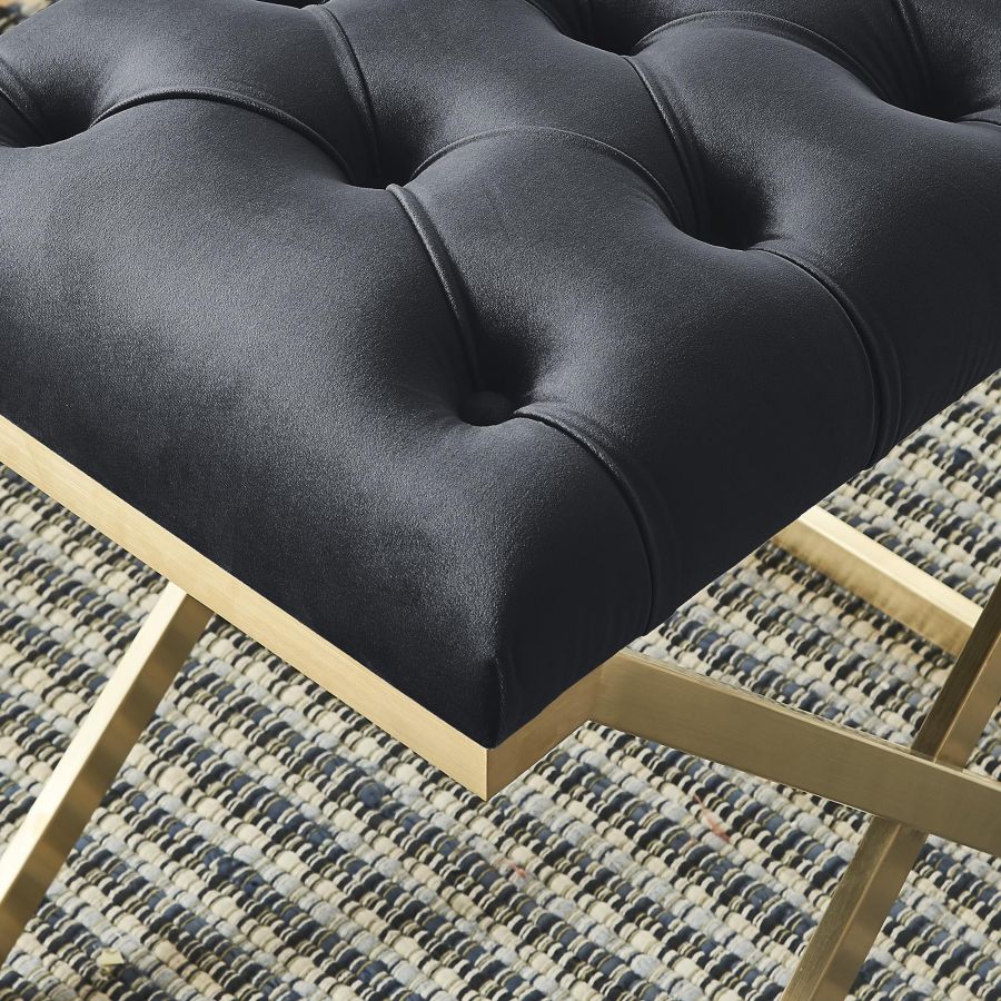 Banc Rada en Noir/Or