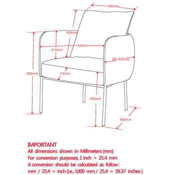 Chaise d'appoint Petrie en charbon de bois avec patte noire