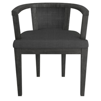 Chaise d'appoint Odin en charbon de bois
