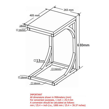 Table d'appoint Darcy en ciment