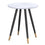 Table d'appoint ronde Emery en blanc