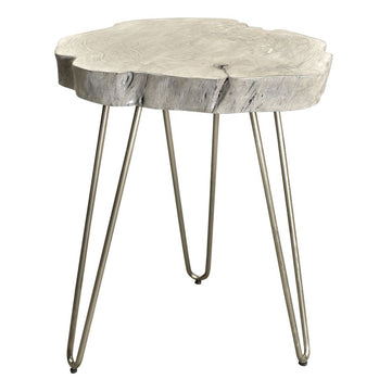 Table d'appoint Nila en gris clair