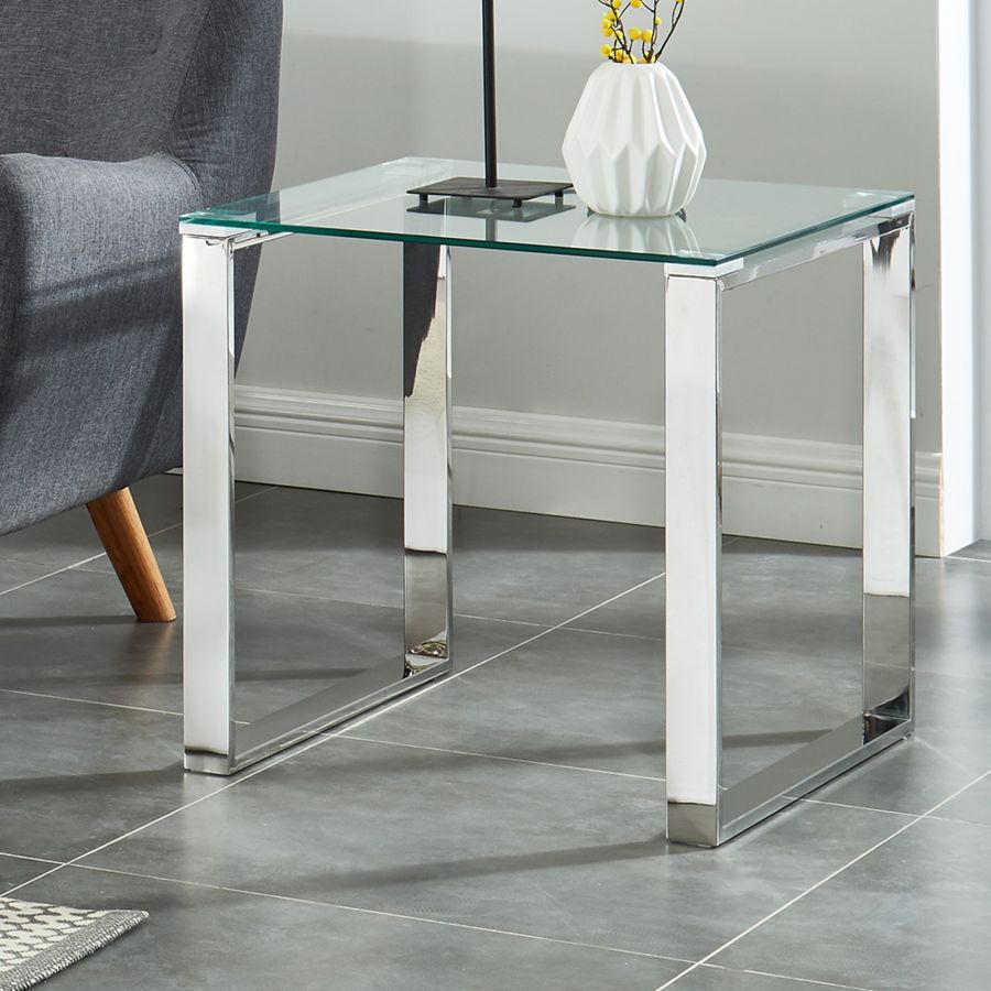 Table d'appoint Zevon en argent