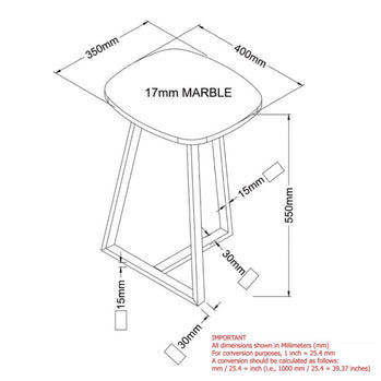 Table d'appoint Ellis en blanc