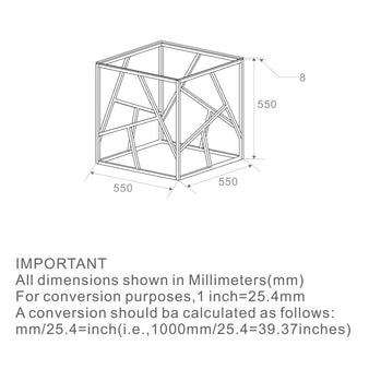 Table d'appoint Genévrier en argent