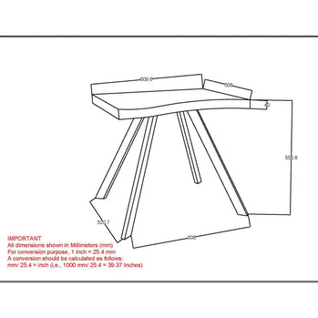 Table d'appoint Virag en naturel