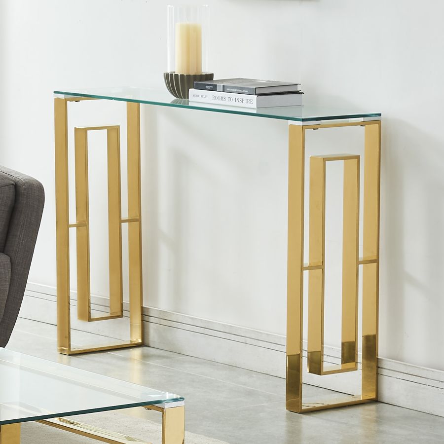Console/bureau Eros en or