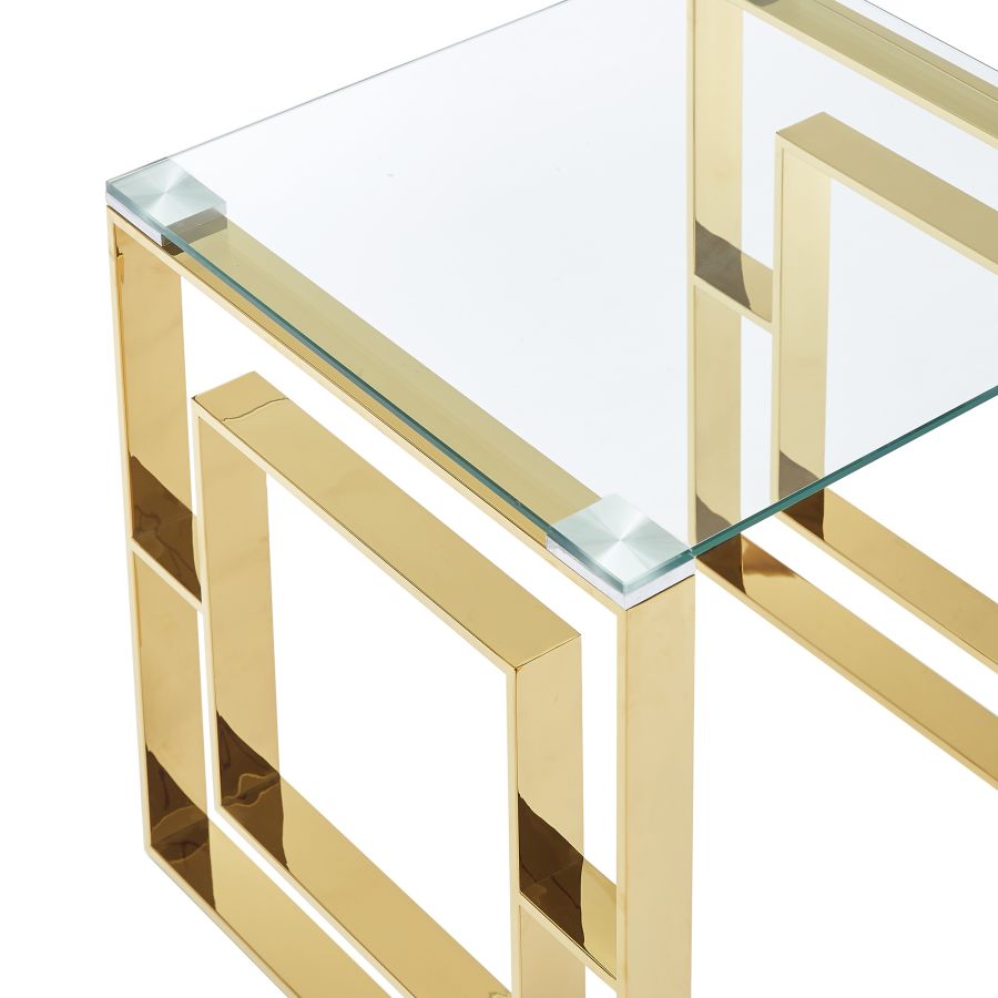 Console/bureau Eros en or