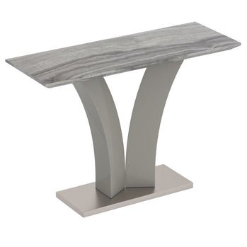 Table console Napoli en gris