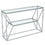 Table console Dragor en argent