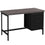 BUREAU D'ORDINATEUR - 48"L / NOIR / DESSUS GRIS / METAL NOIR 