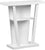 TABLE D'APPOINT - 32"L / CONSOLE D'ENTREE BLANCHE 