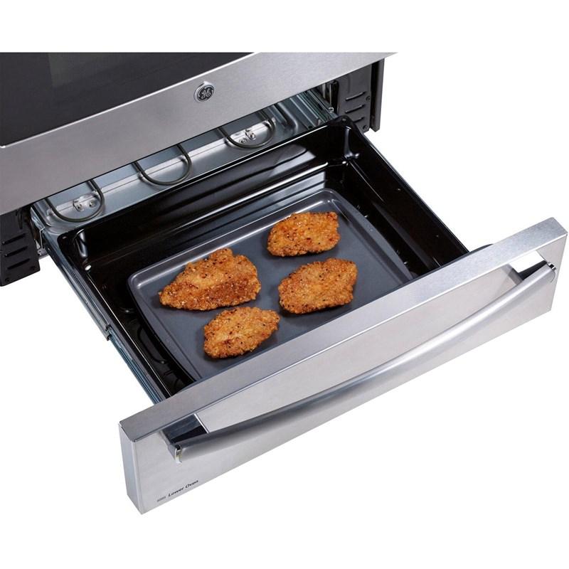 Cuisinière Électrique Autonome À 5 Éléments Et Four Double De 7,2 Pi³ / 30" En Acier Inoxydable *PRODUIT NEUF* Profile De GE ( PCB987YMFS )