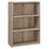 BIBLIOTHEQUE - 36"H / TAUPE FONCE AVEC 3 TABLETTES 