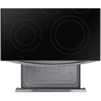 Cuisinière Électrique Autonome De 6,3 Pi³ À Convection Par Ventilateur Avec Wi-Fi Et Friture À Air En Acier Inoxydable *PRODUIT NEUF* Samsung ( NE63A6511SS )