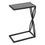 TABLE D'APPOINT - 25"H / ASPECT PIERRE GRIS / METAL NOIR