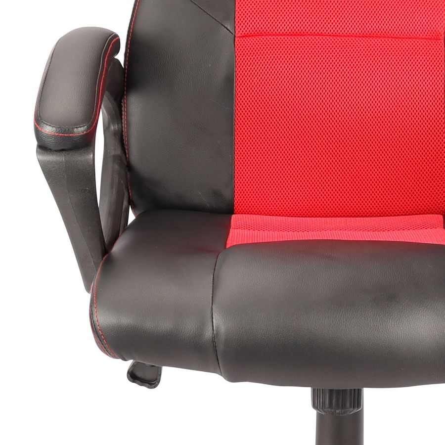 Chaise de bureau à domicile Abyss en rouge