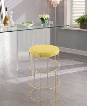 Tabouret de comptoir en velours Rebar