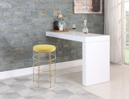 Tabouret de bar en velours Rebar