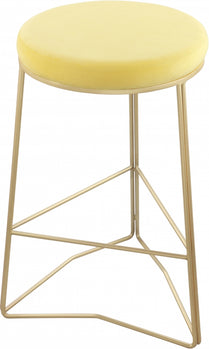 Tabouret de comptoir en velours Tres