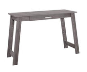 BUREAU D'ORDINATEUR - 42"L / GRIS AVEC TIROIR DE RANGEMENT
