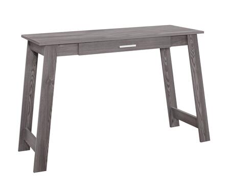 BUREAU D'ORDINATEUR - 42"L / GRIS AVEC TIROIR DE RANGEMENT
