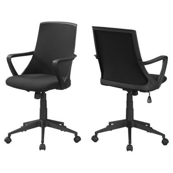 CHAISE DE BUREAU - NOIR / MESH NOIR / MULTI POSITIONS