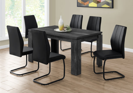 TABLE A MANGER - 36"X 60" / SIMILI BOIS NOIR