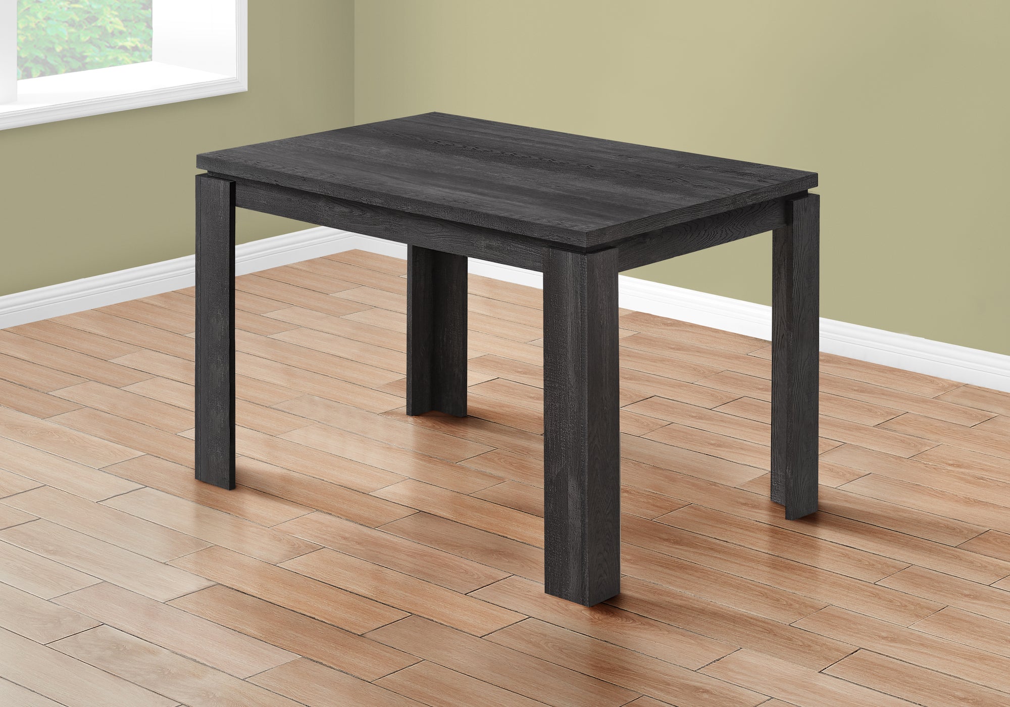 TABLE A MANGER - 32"X 48" / SIMILI BOIS NOIR 