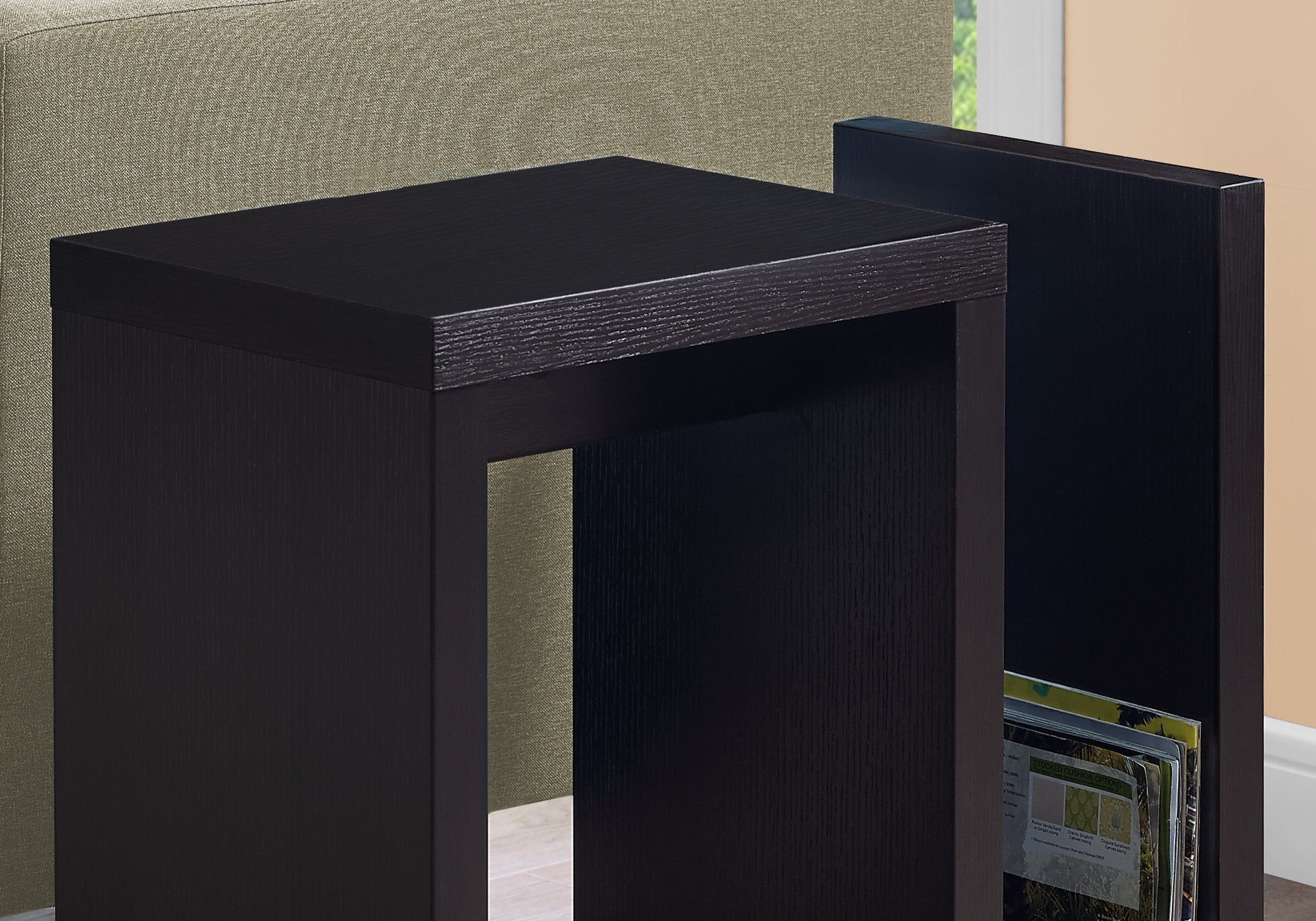 TABLE D'APPOINT - 24"H / ESPRESSO