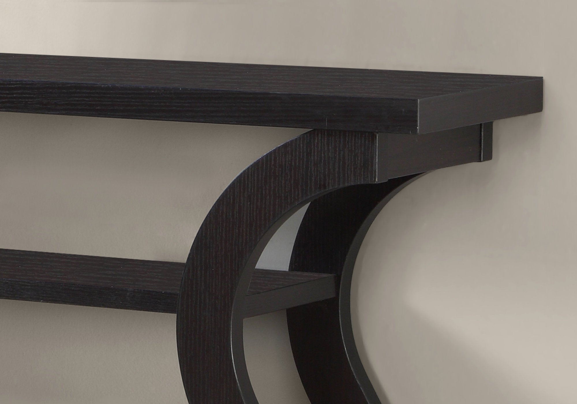 TABLE D'APPOINT - 47"L / CONSOLE D'ENTREE ESPRESSO