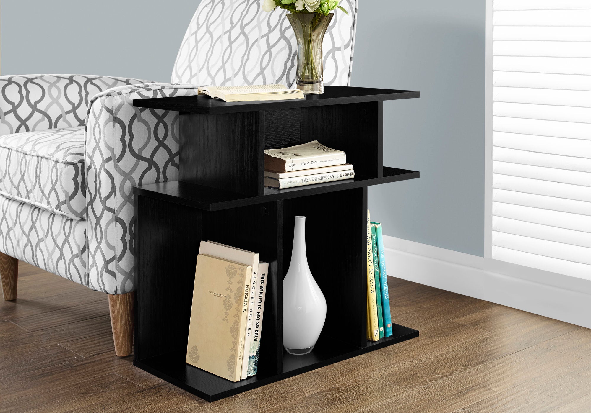 TABLE D'APPOINT - 24"H / NOIR
