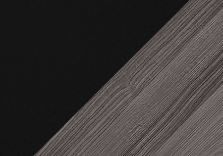 TABLE D'APPOINT - NOIR / PLATEAU GRIS