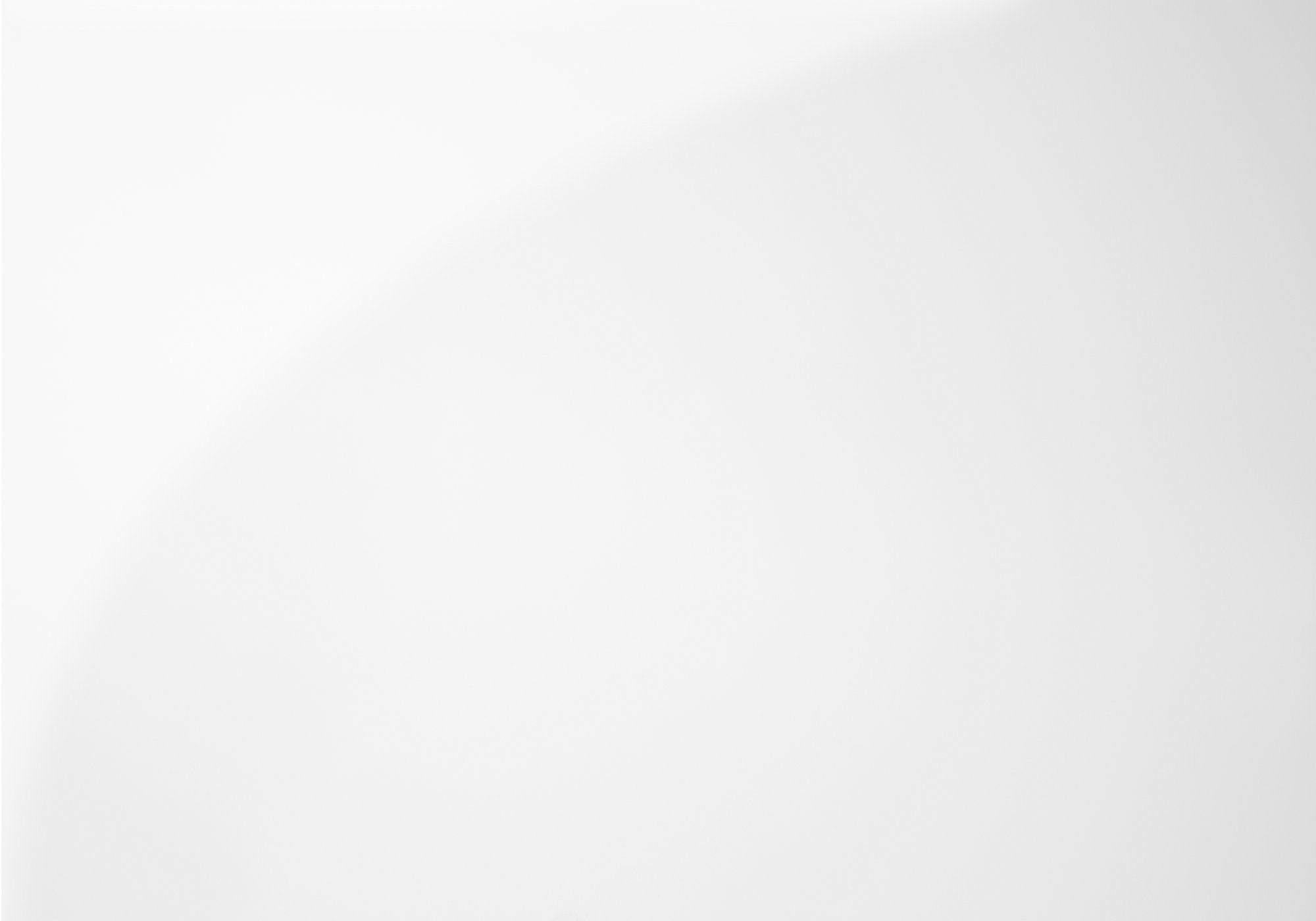 TABLE D'APPOINT - 24"H / BLANC BRILLANT / METAL CHROME