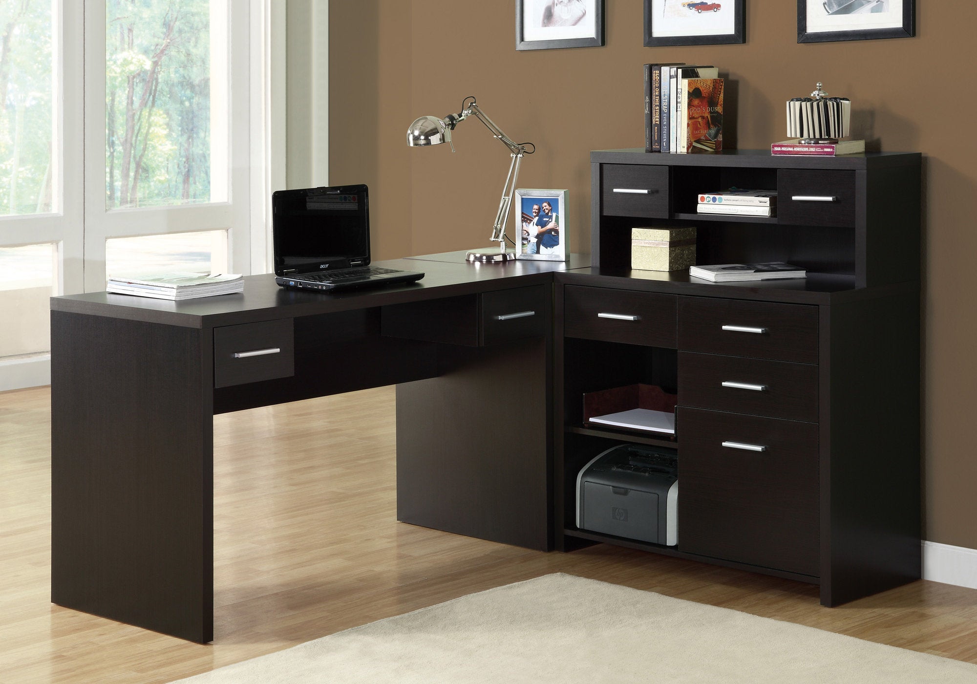 BUREAU D'ORDINATEUR - ESPRESSO COIN GAUCHE OU DROIT