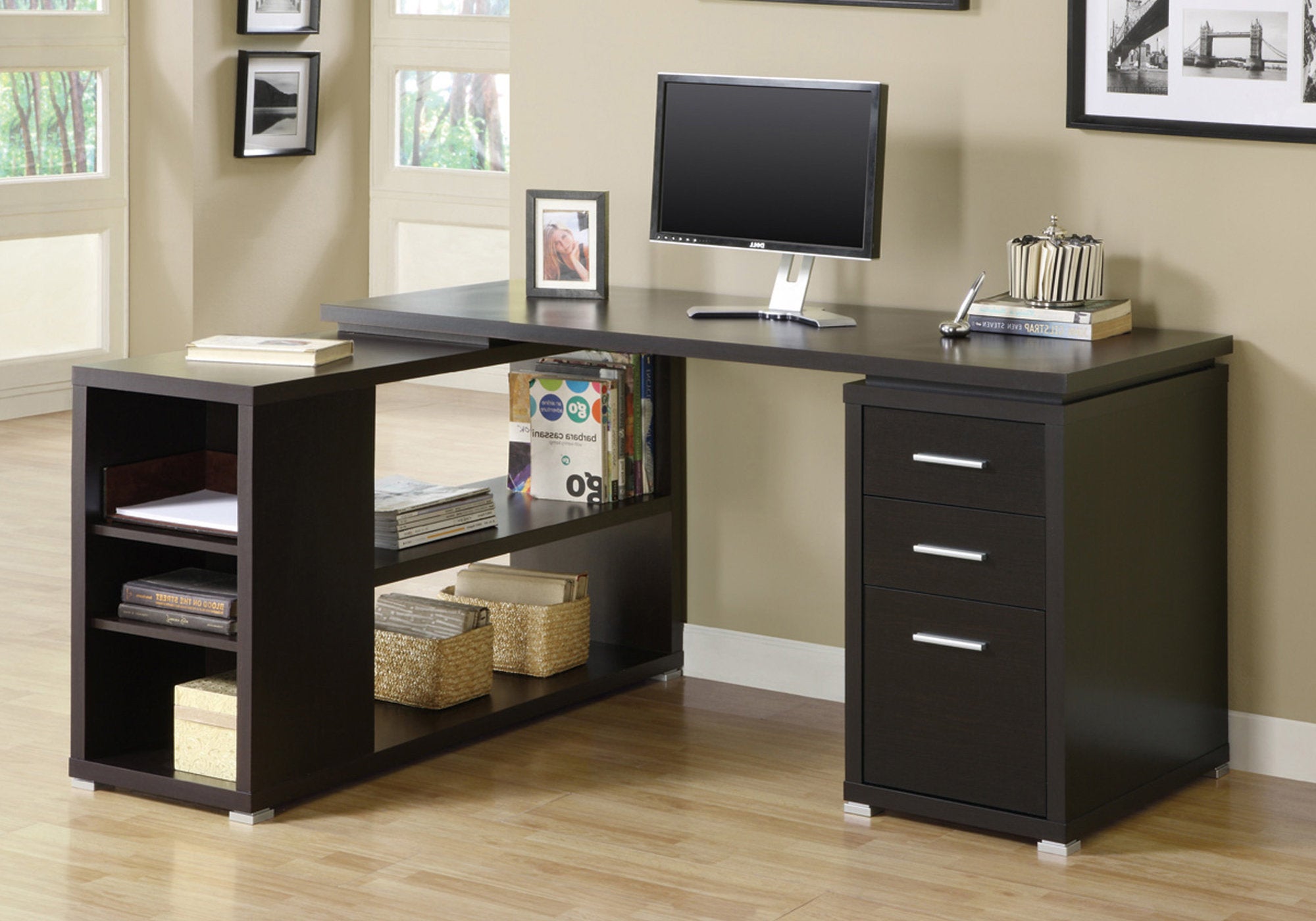 BUREAU D'ORDINATEUR - ESPRESSO COIN GAUCHE OU DROIT