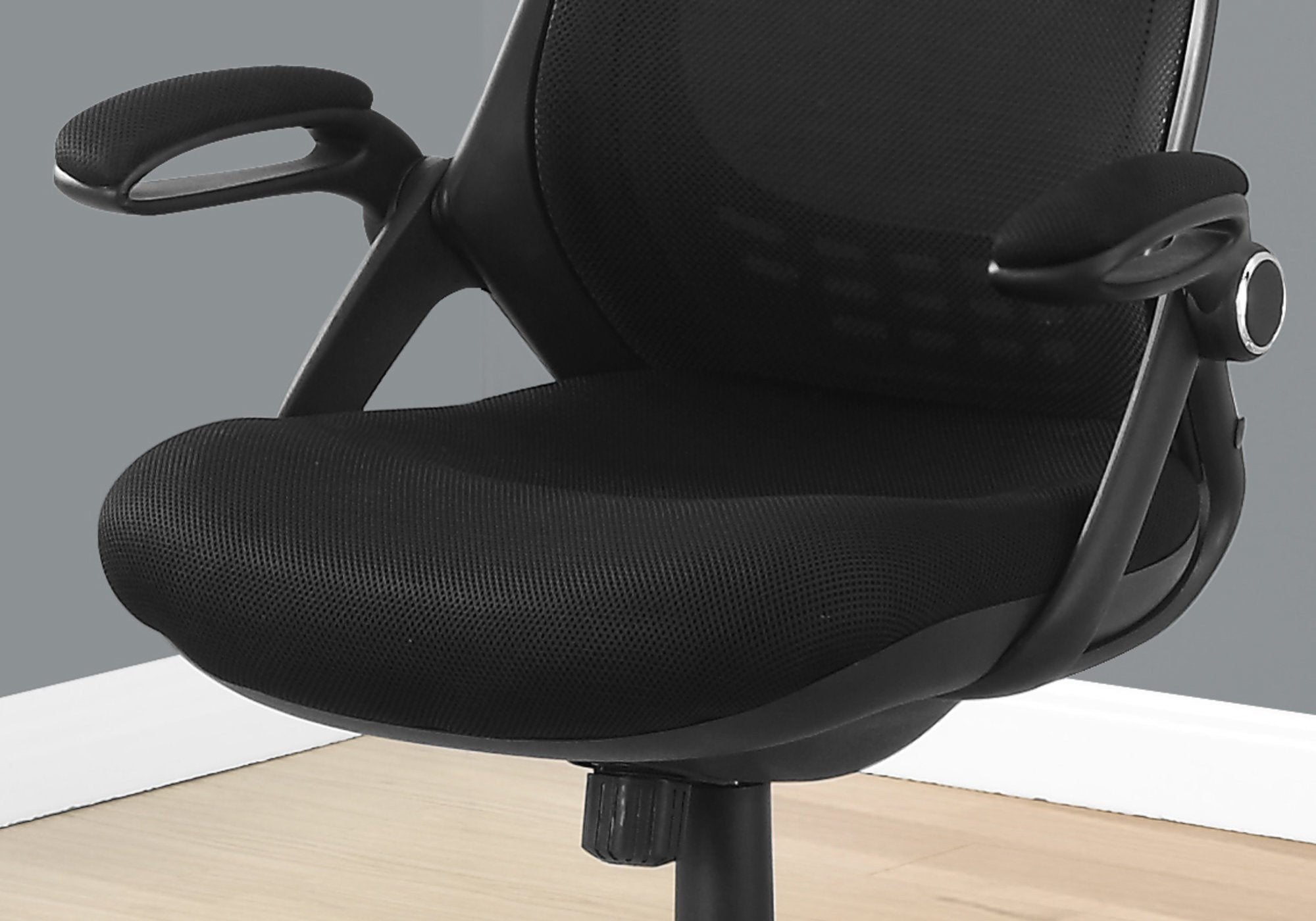CHAISE DE BUREAU - MESH NOIRE / DOSSIER HAUT CHROME EXECUTIVE