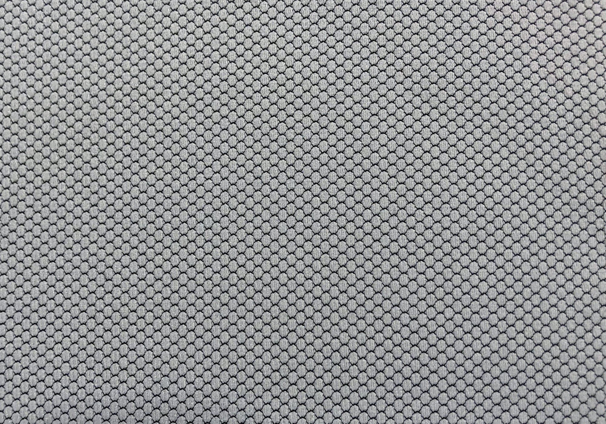 CHAISE DE BUREAU - BLANCHE / TISSU GRIS / MULTIPOSITIONS