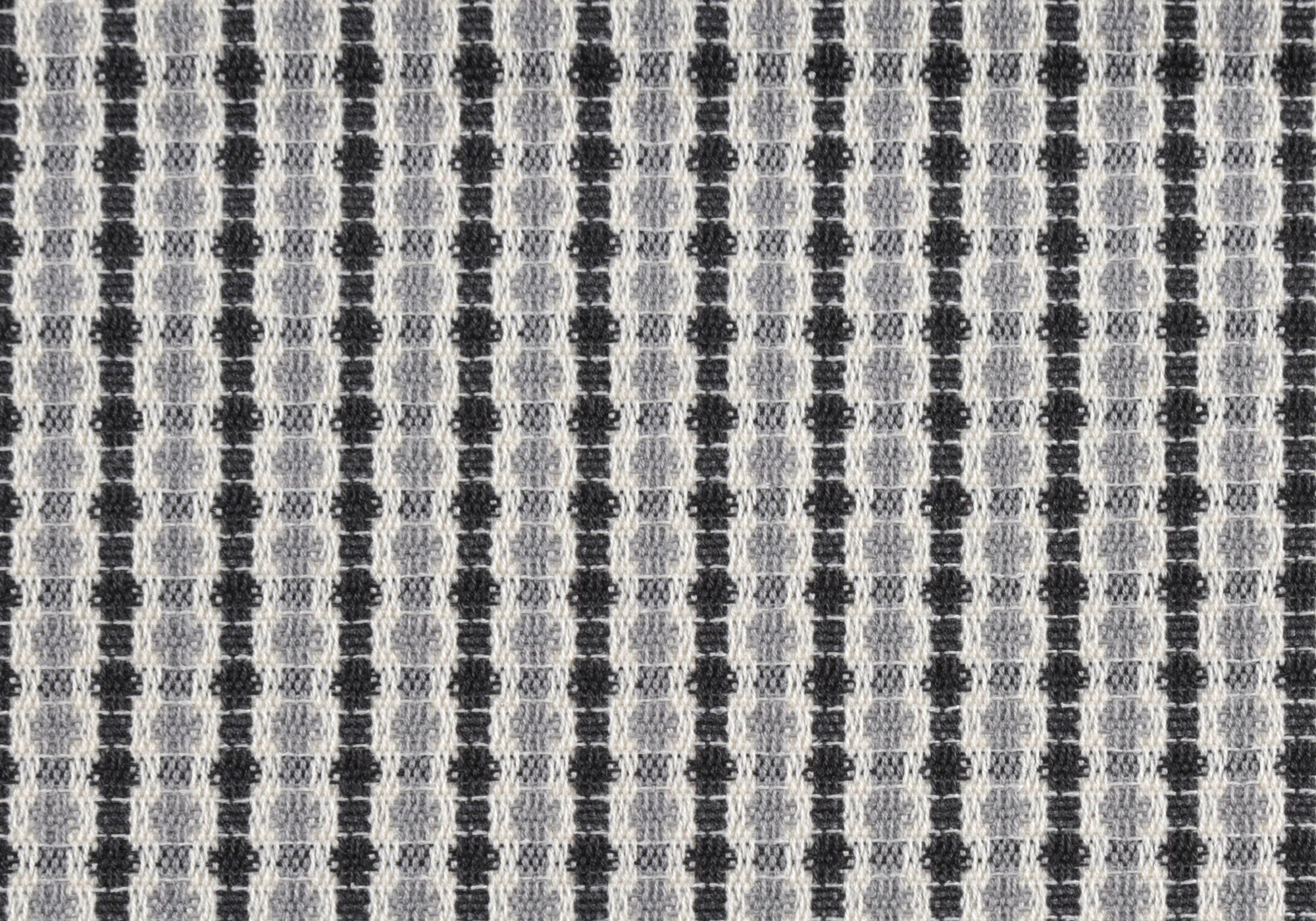 COUSSIN - 18"X 18" / GRIS PÂLE / POIS ABSTRAIT NOIR / 1PC