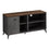 MEUBLE TV - 48"L / CONCRETE GRIS / FAUX BOIS BRUN MOYEN